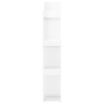 vidaXL Bibliothèque Blanc brillant 86x25 5x140 cm Bois d’ingénierie