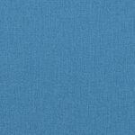 vidaXL Coussins de chaise à dossier bas lot de 6 bleu mélangé tissu