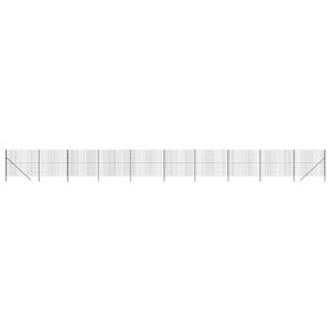 vidaXL Clôture en treillis métallique vert 1 6x25 m acier galvanisé