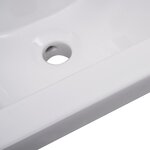 vidaXL Ensemble de meubles de salle de bain Noir Aggloméré