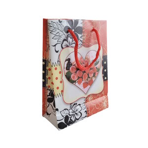 Pochette Cadeau Souple en Plastique  Élégante et Pratique - Bouquet de Rose
