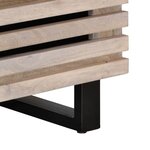 vidaXL Table basse 80x55x40 cm bois de manguier massif