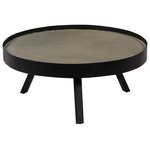 vidaXL Table basse Dessus de table en béton 74x32 cm