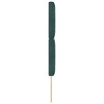 vidaXL Tête de lit capitonnée avec boutons en cristal vert foncé 140 cm en velours