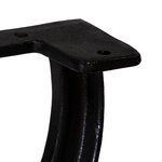 vidaXL Pied de banc 2 Pièces Cadre en X Fonte