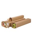 (lot  20 caisses) caisse pour produit long simple cannelure 600 x 150 x 150mm