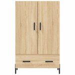 vidaXL Buffet haut chêne sonoma 69 5x31x115 cm bois d'ingénierie