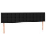 vidaXL Sommier à lattes de lit et matelas et LED Noir 200x200 cm Tissu