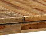 vidaXL Table à manger Teck recyclé et acier 180x90x76 cm