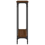 vidaXL Table console chêne marron 75x22 5x75 cm bois d'ingénierie