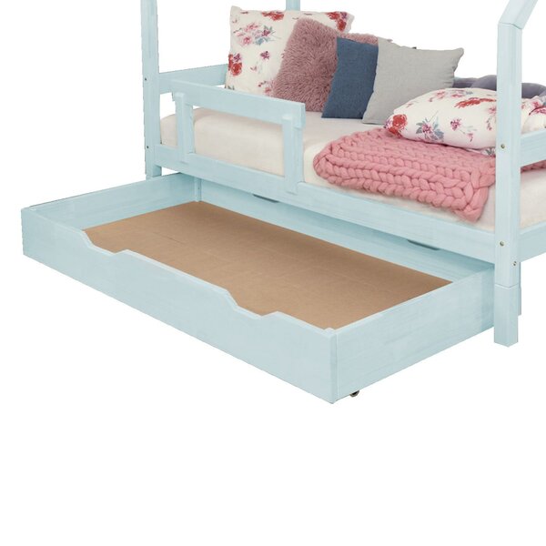 Tiroir de lit 80 x 180 BUDDY - bleu clair
