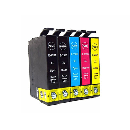 Pack de 5 cartouches compatibles t29xl pour imprimantes epson