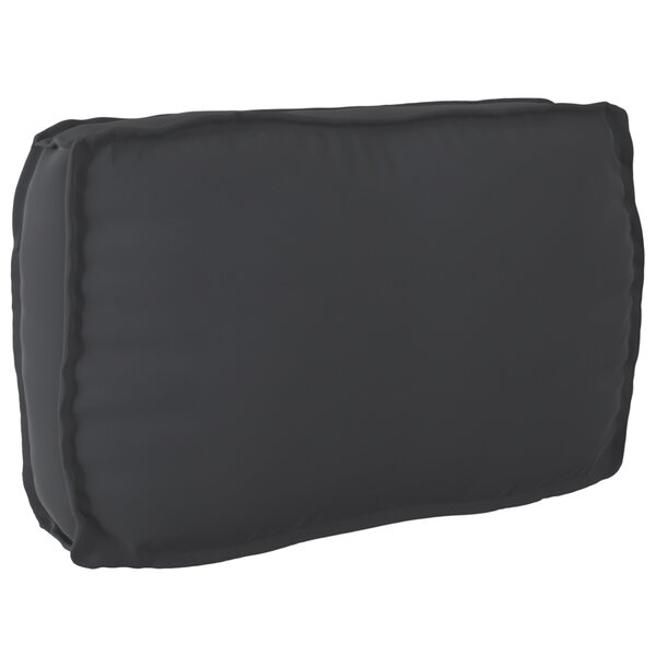 vidaXL Coussin de Palette Dossier Noir 70x40x12 cm Tissu Oxford