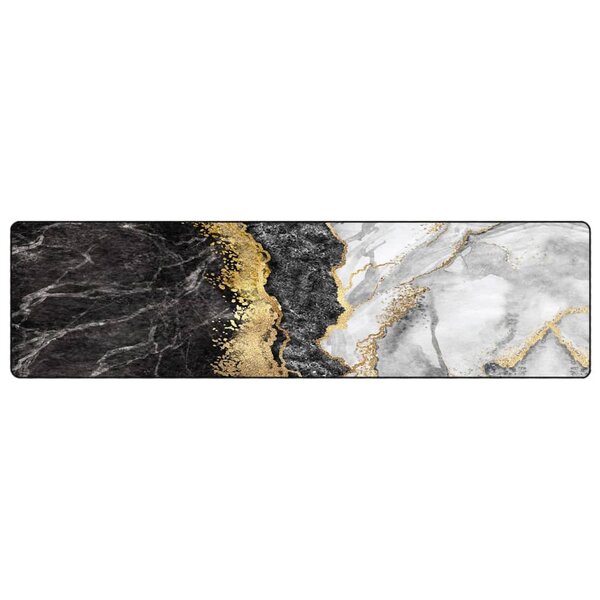 vidaXL Tapis lavable multicolore 80x300 cm antidérapant