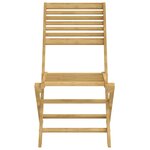 vidaXL Ensemble à manger de jardin 5 Pièces Bois d'acacia solide