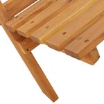 vidaXL Chaises de jardin pliantes lot de 6 taupe tissu et bois massif
