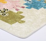 Tapis enfant Puzzle 120 x 160 cm - Beige