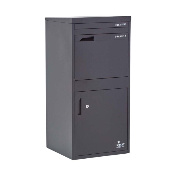 Boîte à colis Extra Large Noir 2 portes Acier galvanisé SMART PARCEL BOX®