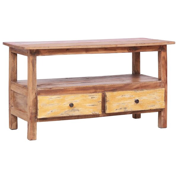 vidaXL Meuble TV 90x40x50 cm Bois de récupération massif