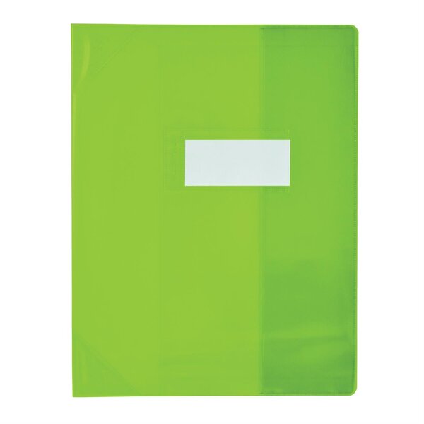 Protège-cahier PVC 150 Strong Line 17x22 cm Translucide vert ELBA