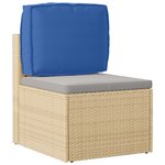 vidaXL Coussin de palette pour dossier Bleu Royal 50x40x12 cm en tissu Oxford