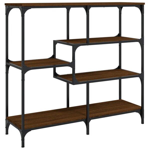 vidaXL Table console chêne marron 103x32x95 cm bois d'ingénierie