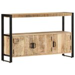 vidaXL Armoire latérale 120x30x75 cm Bois de manguier solide