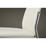 vidaXL Chaises à manger lot de 6 blanc similicuir