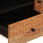 vidaXL Meuble TV 105x33x46 cm Bois d'acacia massif