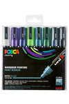 Marqueurs Posca PC5M Pointe conique moyenne Wine 8 pièces