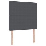 Tête de lit LED vidaXL Gris foncé 80 cm en velours côtelé