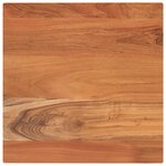 vidaXL Dessus de table 60x60x2 5 cm carré bois massif d'acacia