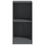 vidaXL Armoire d'appoint gris 35 5x33 5x76 cm bois de pin massif