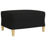 vidaXL Ensemble de canapés 4 Pièces repose-pied et coussins décoratifs
