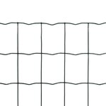 vidaXL Clôture euro Acier 10 x 1 0 m Vert