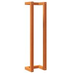 vidaXL Porte-serviette marron cire 23x18x90 cm bois de pin massif