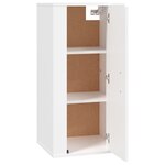 vidaXL Meuble TV mural Blanc 40x34 5x80 cm