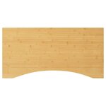 vidaXL Dessus de bureau 110x55x1 5 cm bambou