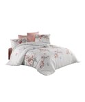 Parure de lit blanche LIYA 240 x 220 cm