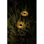 Decoration lumineuse solaire GALIX G4460 - Forme Tournesol - 44 cm