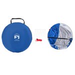 vidaXL Tente de plage bleu azuré escamotable imperméable