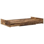 vidaXL Cadre de Lit de Rangement Bois Ancien 120x190 cm Bois d'Ingénierie