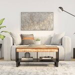 vidaXL Table basse 90x50x40 cm bois de récupération massif