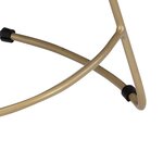 vidaXL Tabourets de bar Gavin lot de 2 bois de manguier massif