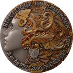 Pièce de monnaie en Argent 2000 Francs g 62.2 (2 oz) Millésime 2025 Norse Blessing FRIGG