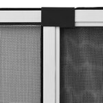 vidaXL Moustiquaire extensible pour fenêtres Blanc (100-193)x75 cm