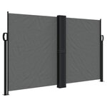 vidaXL Auvent latéral rétractable anthracite 140x600 cm