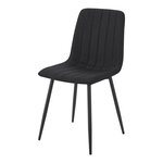 Lot de 2 chaises de salle à manger 89 x 43 x 51 cm noir 03_0006720