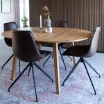 Tapis rond orange et bleu Ø200 cm