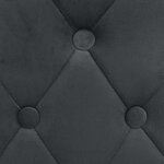 vidaXL Chaises de bar lot de 2 gris foncé velours